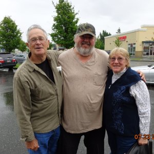Media 'Joe with Roger & Beth (Sensei), 
outside Olive Garden, 
Burlington, WA, 7-23-2014' in album 'Al and Karen, previous owners off 3 C-Dory's and one Venture
June 16, 2017, Bow, Washington'