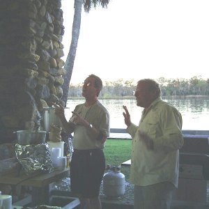 Our host Marc on right