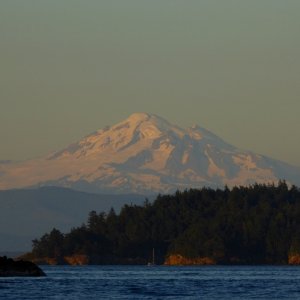Mount Baker sunset Saturday night