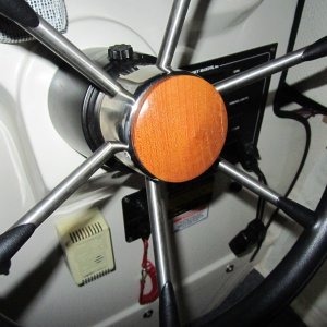 teak hub by David - Anna Leigh
