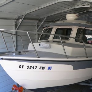 July 24, 2012  ACR EPIRB category-I installed in front of berth