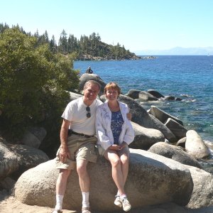 The Captain and the First Mate at Lake Tahoe