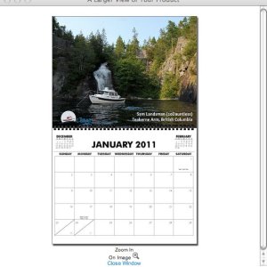 Media 'Calendar Example' in album 'Untitled album1390'
