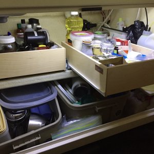 Shelves that slide
