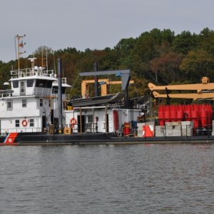 US Coast Guard Buoy tenders Paris Landing , TN