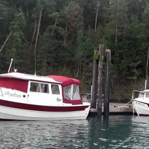 Daydream and Anna Leigh - Stuart Island, Prevost Harbor - 2-22-04