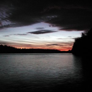 Stuart Island Sunrise 1 - 2-22-04