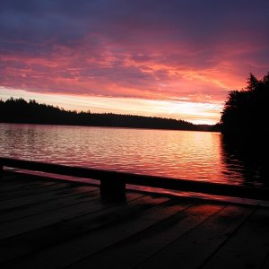 Media 'Stuart Island Sunrise 3 - 2-22-04' in album 'Daydream at Sucia Dock - First Birthday Cruise - 2-14-04'