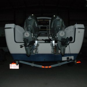 Media 'Cleaned up transom' in album 'Started cleaning her...makes a difference!'