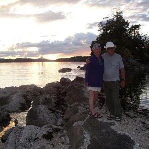 Bill and El at Sunset Point