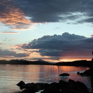 Just Your Average Sunset - Wallace Island 6-26-04