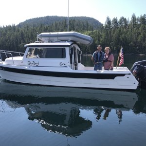 DayBreak meeting up with Baxter II near Surge Narrows