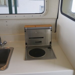 Galley Wallas Heater Opened