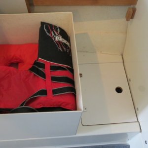 Storage under Passenger Seat and Floor