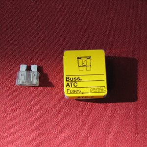 Media 'Two amp blade fuse. .50 at local autoparts store. Between the battery and the wallas there is a 15 amp blade fuse.' in album 'You can see the 2 amp fuse here. Just off center to lower right with the 2 on it.'