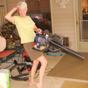 Brenda's Blower Pose