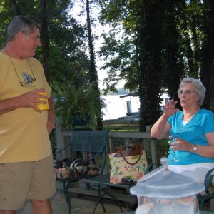 Mike and his lovely neighbor  , MD