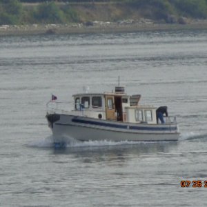 Bill's Nordic tug in the Guemes Channel