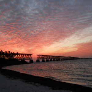 Media 'Sunset over The Bahia Honda Bridge' in album 'Arriving at Bahia Honda'
