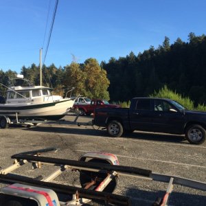 Media 'First launch at Pedder Bay after taking possession.' in album 'Sam's first spring.'