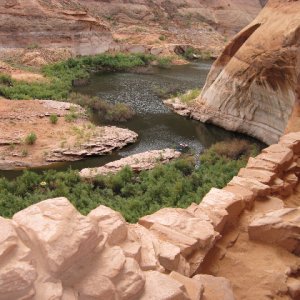 View of Forgotten Canyon from Defiance House 9-15-09.Sized