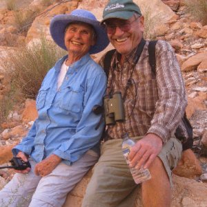 Bill and El on Explorer Canyon Trail 9-21-09.Sized