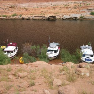 Daydream, Laurna Jo and Traveler at Forgotten Canyon 9-15-09.Sized