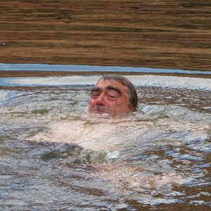 Pat Swimming at Cedar Canyon 9-16-09,Sized