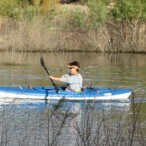Toni in Kayak at Hansen Creek Canyon 9-15-09.Sized