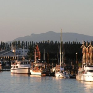 Media '(Pat Anderson) LaConner Waterfront Sunset' in album '(Pat Anderson) Patricia Anne and Daydream (Daydream on Right!)'