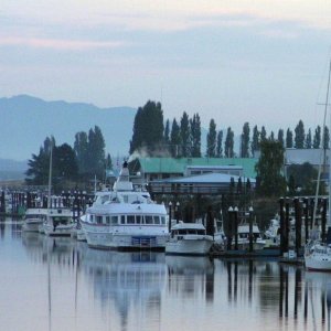 Media '(Pat Anderson) LaConner Waterfront Sunrise' in album '(Pat Anderson) Patricia Anne and Daydream (Daydream on Right!)'