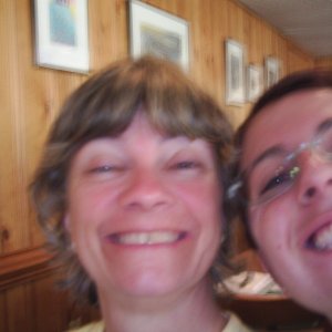 Mom & youngest daughter
 the english major Kim