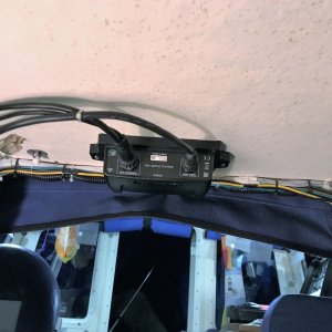 Media 'CCU was mounted at top of VBerth entry way.' in album 'Hole in dash where I removed old RayMarine control head and will install new Garmin control head'