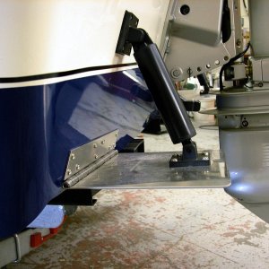 (AnchortownJim) Trim Master trim tab on the port side.