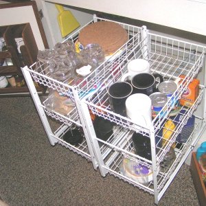 (Pat Anderson) Under Galley Sliding Drawers Slud Out!