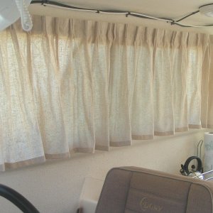 (Pat Anderson) Galley Side Draperies, closed