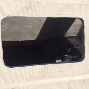 Clean Hole for New Hatch