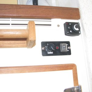 Media 'Espar Mini Controller, above the Wallas Control' in album 'Under Galley Cabinet, on TomCat'