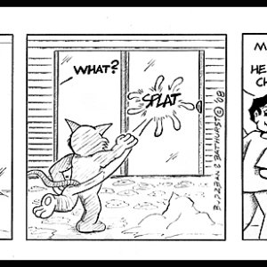 Introducing Molly in the strip