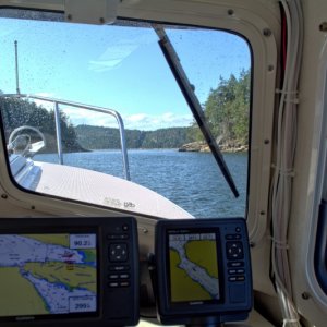 Going through Dodd Narrows