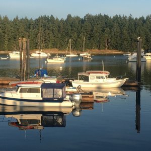 Back ashore Tuesday morning before heading out.