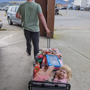 Ellen in Stroller