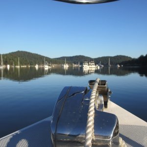 Heading into Stuart Island