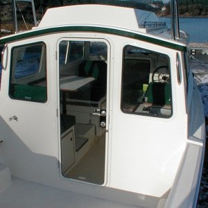 New interior from outside, port