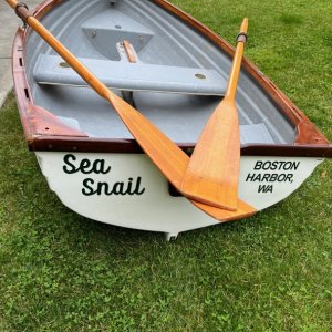 Sea Snail the dinghy
