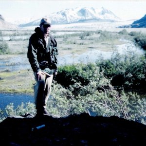 2001 (Hunkydory) hiking to Llewellyn Glacier