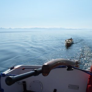 Return from Eagle Bay - Sept 2008, 2 hp kicker