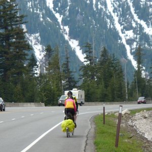 Stevens Pass.. Seattle to Montana by bike