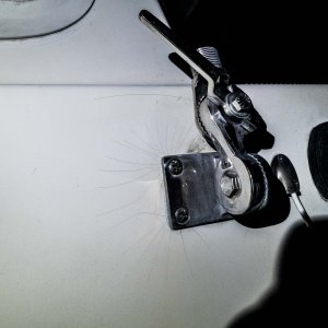Gelcoat stress cracks around antenna mount