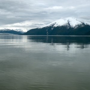Taku Glacier panoramic view